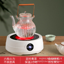 新款触摸电陶炉煮茶茶炉家用小型玻璃泡茶烧水炉迷你小电磁光波炉