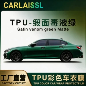 CARLAISSL TPU Satin Venom Green rəng dəyişən film PPF
