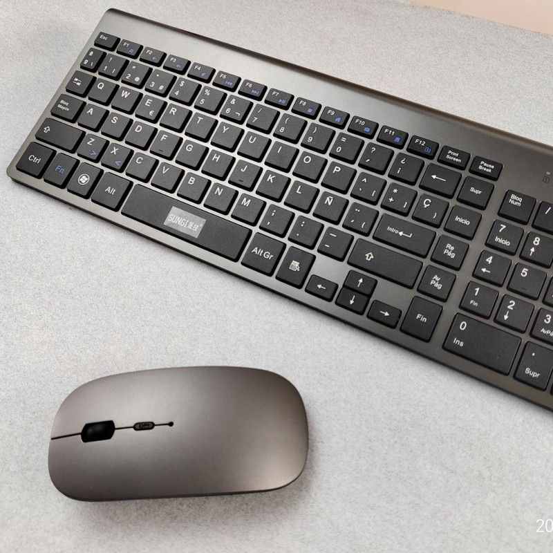2.4g無線キーマウスセット超薄型ミニキーボードセット土豪金薔薇金|undefined