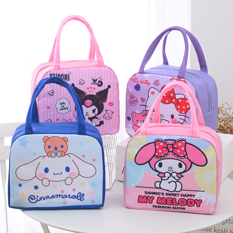 Cute Cartoon Student Insulated Lunch Box Bag Children's Portable Lunch Bag Lunch Bag Waterproof Rice Bag Cute Cartoon Student Insulated Lunch Box Bag Children's Portable Lunch Bag Lunch Bag Waterproof Rice Bag