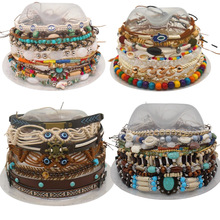 新款多民族混搭草帽礼帽配饰复古民族风小数民族高级感百搭度假风