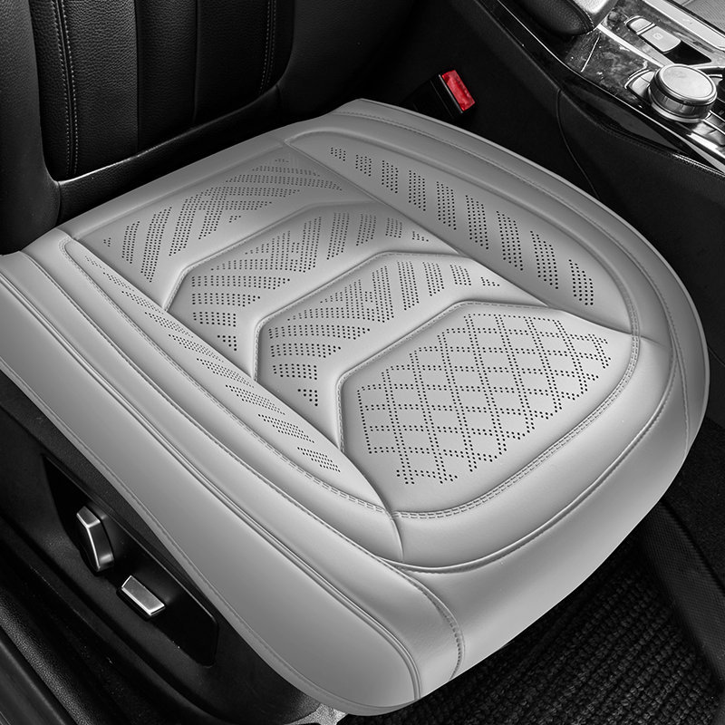 25 Years New Laser Perforated Wireless Embossed Nappa Leather Car Seat Cushion Four Seasons Multi-Piece Cushion Wholesale