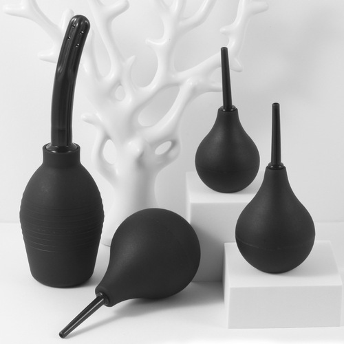 New sm black red enema irrigator for men and women anal and intestinal irrigator adult sex toys on behalf of