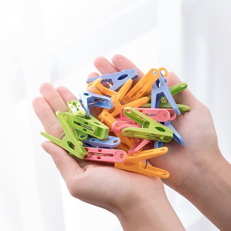 Clip de ropa doméstica para ropa interior antideslizante fuerte a prueba de viento para calcetines de ropa interior