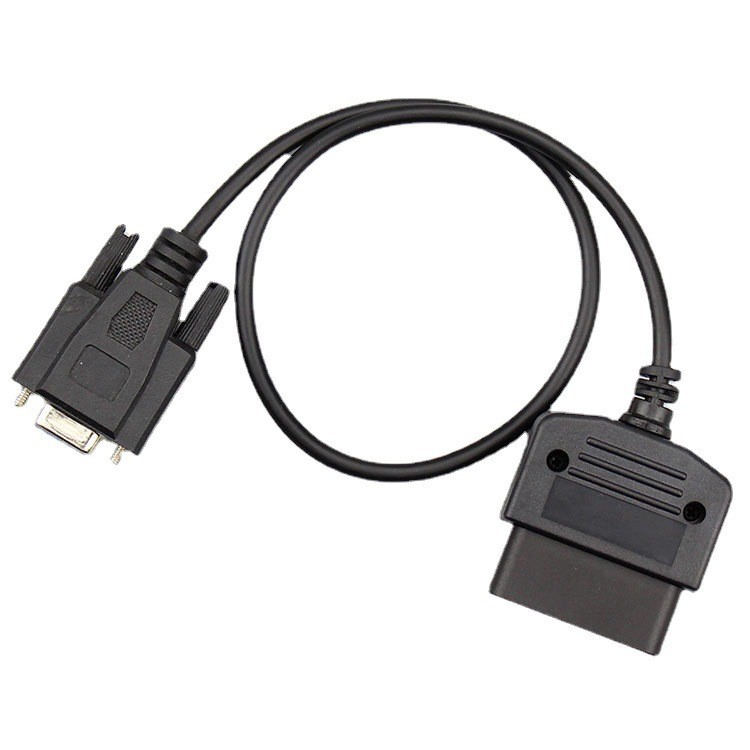 OBD2转接线 OBDII汽车检测诊断线车用obd db9连接线