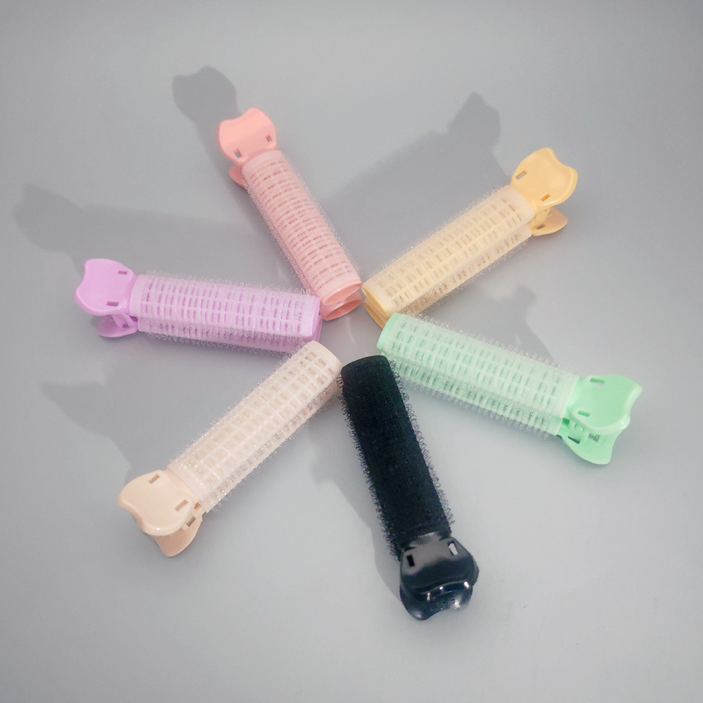 Hair root clip fluffy artifact hollow bangs curler naturally does not hurt hair cute hairpin