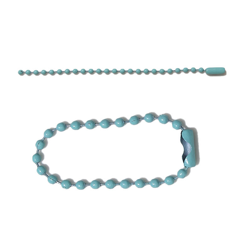 Baking paint ball bead chain large color bead chain DIY jewelry handmade accessories metal ball bead chain pendant chain tag chain