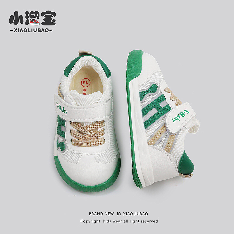 Primavera y otoño, zapatos para niños pequeños para niños, suela blanda 0, zapatos antideslizantes para bebés de 1 a 2 años, zapatillas casuales para niños, zapatos blancos para niños