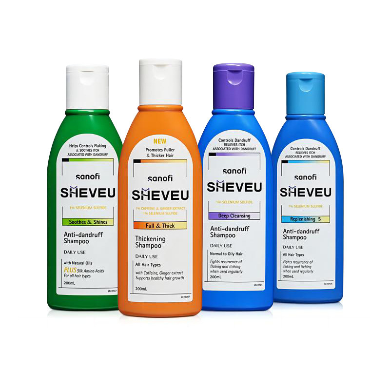 新版澳洲SHEVEU赛逸洗发水止痒硫化硒去头皮屑洗发膏控油去油蓬松|undefined