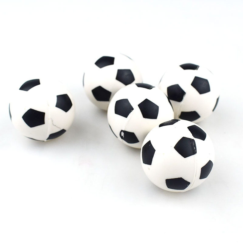 No. 32 30MM blanco y negro elástico pequeño fútbol de forma de bola elástica bola de rebote bola de torsión de huevos juguetes transfronterizos