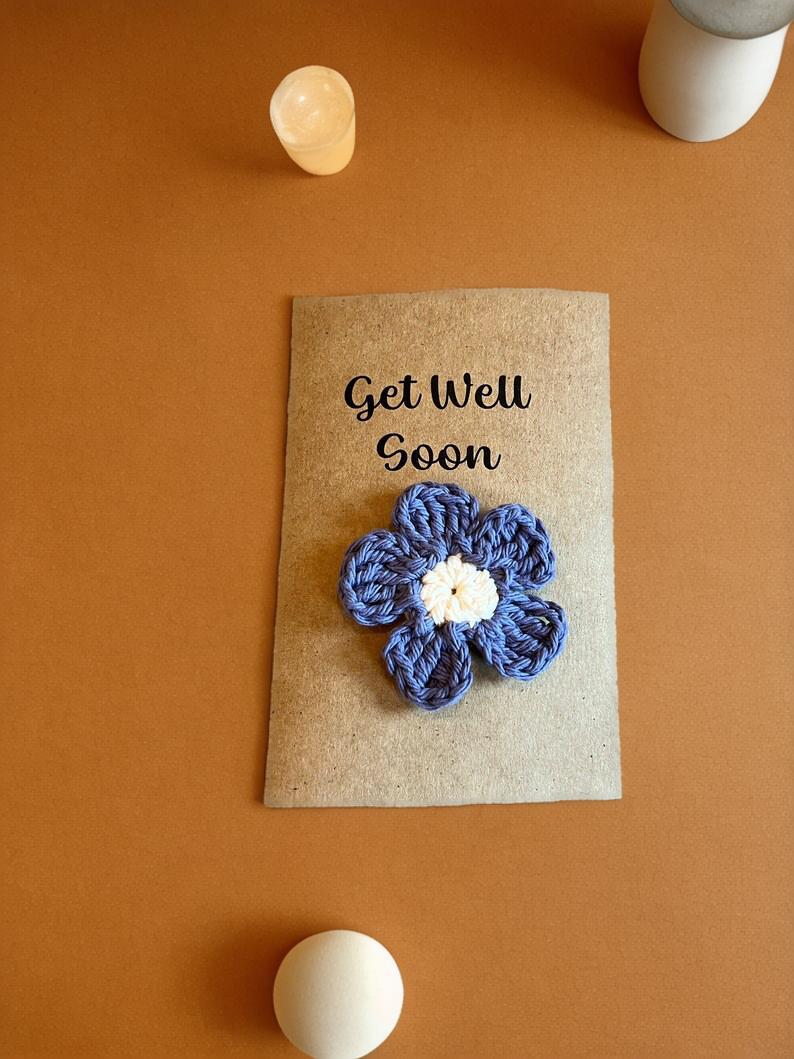 [완성된 축하 카드] 보라색 꽃