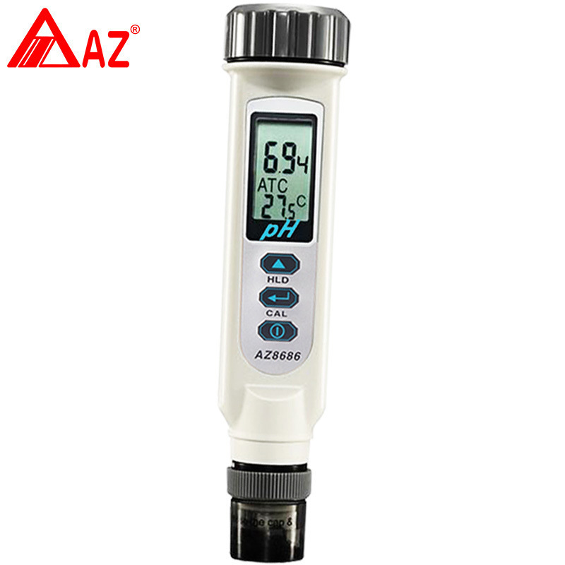 台湾衡欣AZ8686高精度PH计 工农业PH值仪酸碱度计PH笔