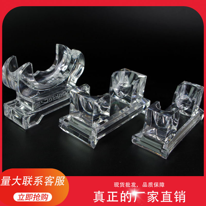 Transparent bracelet display stand, acrylic, for gold, silver jewelry, jade items, bead bracelets, and bangles—wholesale display and presentation props