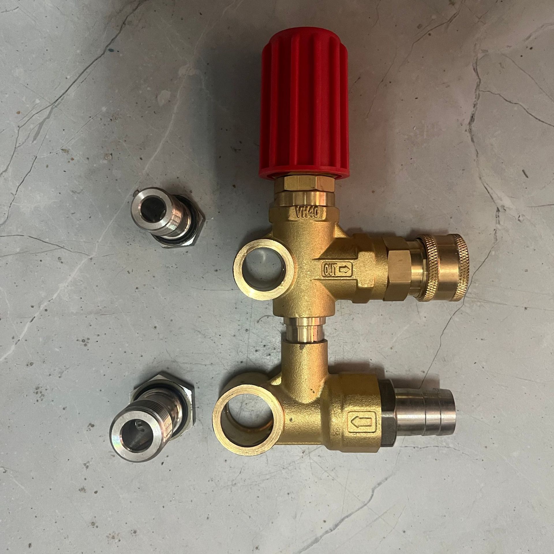 Máquina de limpieza de presión ultra alta accesorios de cabeza de bomba válvula reguladora de presión válvula reguladora de presión accesorios de lavadora