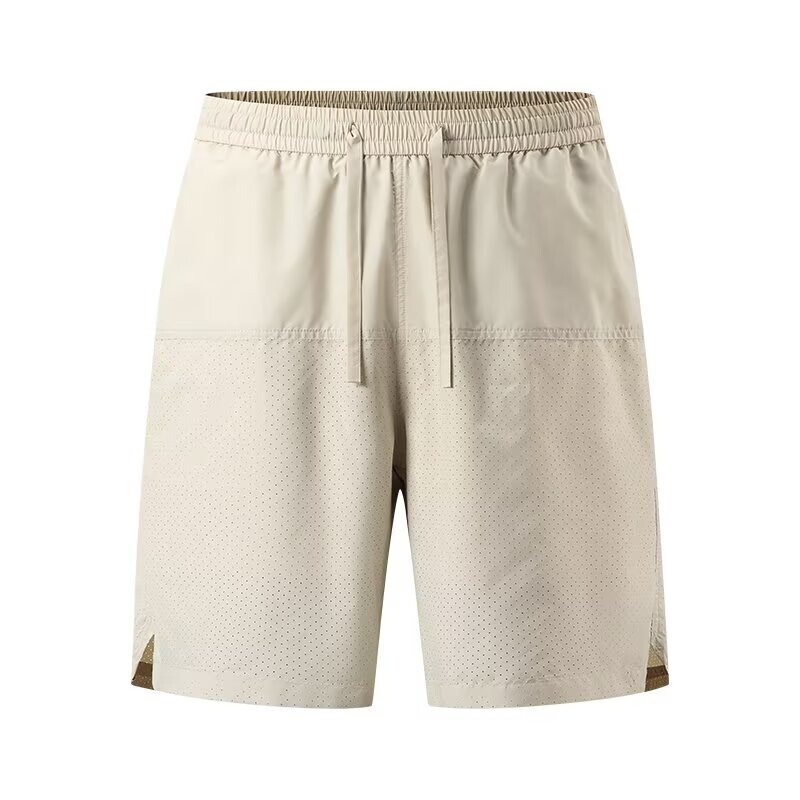 Source Factory Wear-Resistant Spring and Summer New Breathable Solid Color Japanese Style Versatile Jogger Youth Sports Trendy Men's Work Shorts