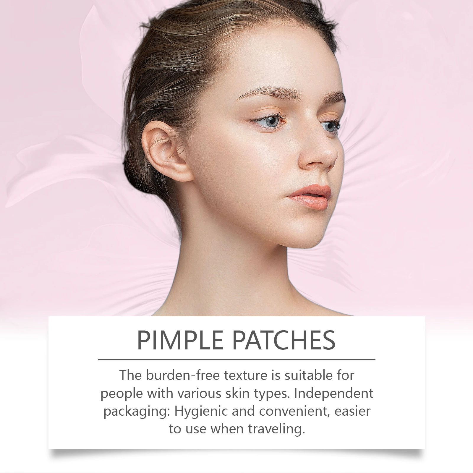 JAYSUING Fuchsia soft medical acne patch for face