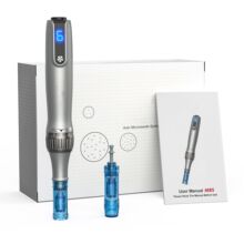 纳米微晶Dr pen电动微针M8S升级款跨境热卖防倒流微晶头美容导入