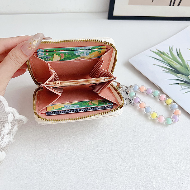 Inswind Cartoon Snoop Cartera pequeña gran capacidad de alto valor facial encantadora cadena portátil anti-damagnetismo