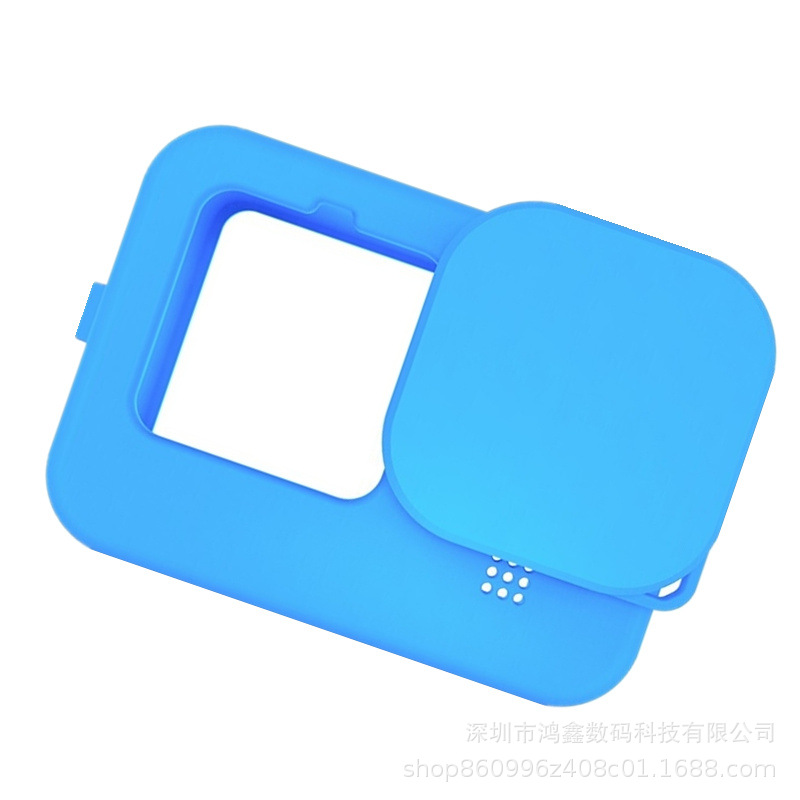 Funda de Silicona para GoPro 9-13 – Anti-Caídas, con Tapa de Lente, Protección Completa