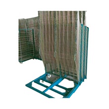 50层千层架晾纸布干燥架晾晒架铁架网架周转车仓储架进烤箱烘干架