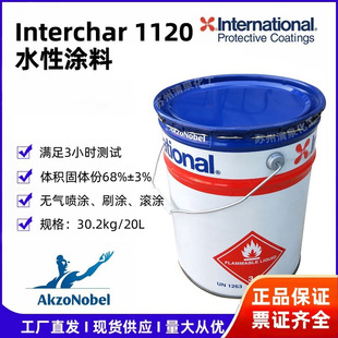 Interchar1120 Aksu Nobel International Brand Water-Based Expansion Fireproof Coating Steel Structure Paint