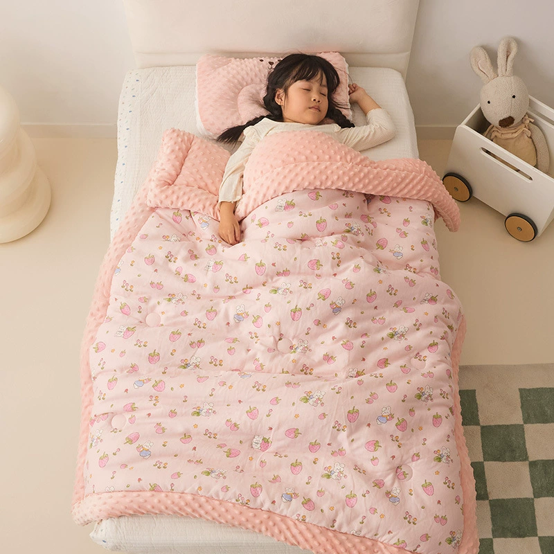 Категория A, детское одеяло из чистого хлопка с героями мультфильмов, двухслойная пряжа, соевое одеяло, одеяло для детского сада, одинарное одеяло для сна, осенне-зимнее одеяло