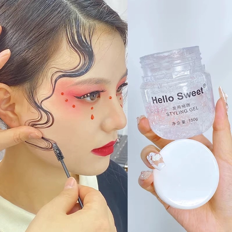 ステージメイクアップスパンコールヘアジェルクリームフォトスタジオメイクアップアーティストラテンダンスヘアグリッターラージスパンコール150グラム大容量|undefined