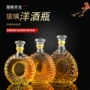 密封广口750ml冰花洋酒瓶