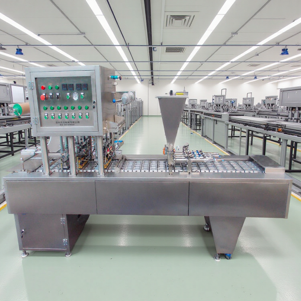 水粉颜料自动灌装封口机 杯盒水彩画充填封口机