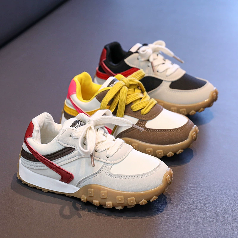 Красивые шинные туфли для мальчиков весной и летом 2025 года новые детские красивые кроссовки для девочек повседневная обувь