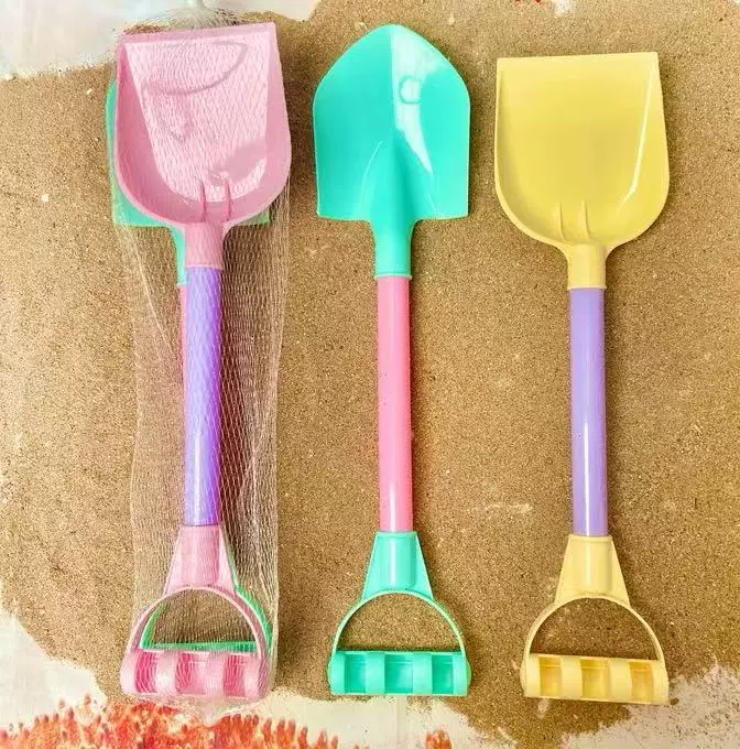 Beach shovel, sand playing with sand, plastic toy, increased thickness