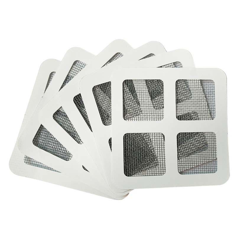 Parche para mosquiteras para reparar agujeros en mosquiteras de ventanas, parche autoadhesivo para reparar agujeros en mosquiteras y desagües de piso.