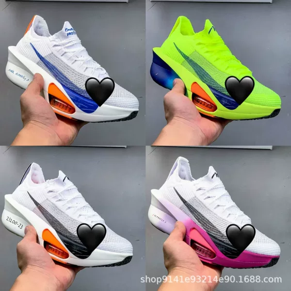Company-Level Alphafly 3 Full-Length Air-Cushioned Carbon Plate Running Shoes, Breathable Racing Training Shoes, Men's and Women's Sports Shoes