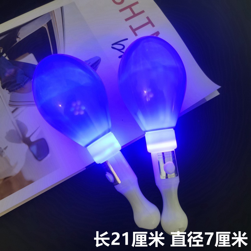 Concierto de palos fluorescentes estrella pentagonal brillante azul brillante aro de cabello flash stick props de la fiesta