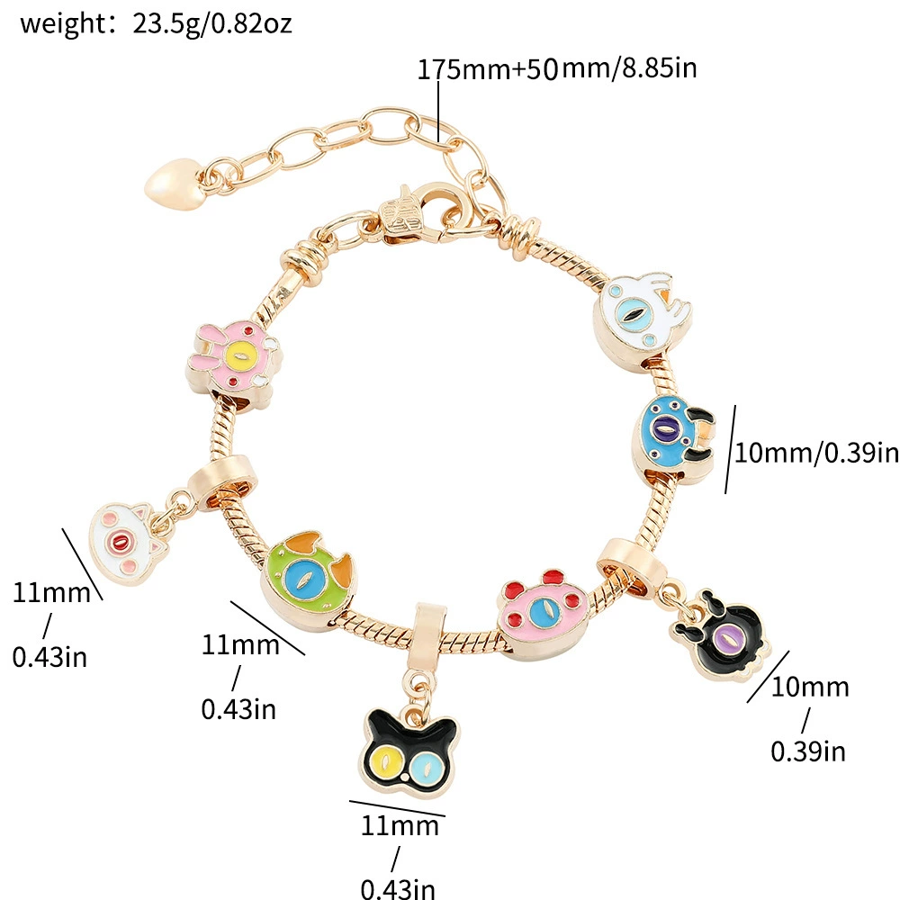 (Cross-border trading), fashionable fuchsia beaded bracelet, pendant, beads, accessory, DIY