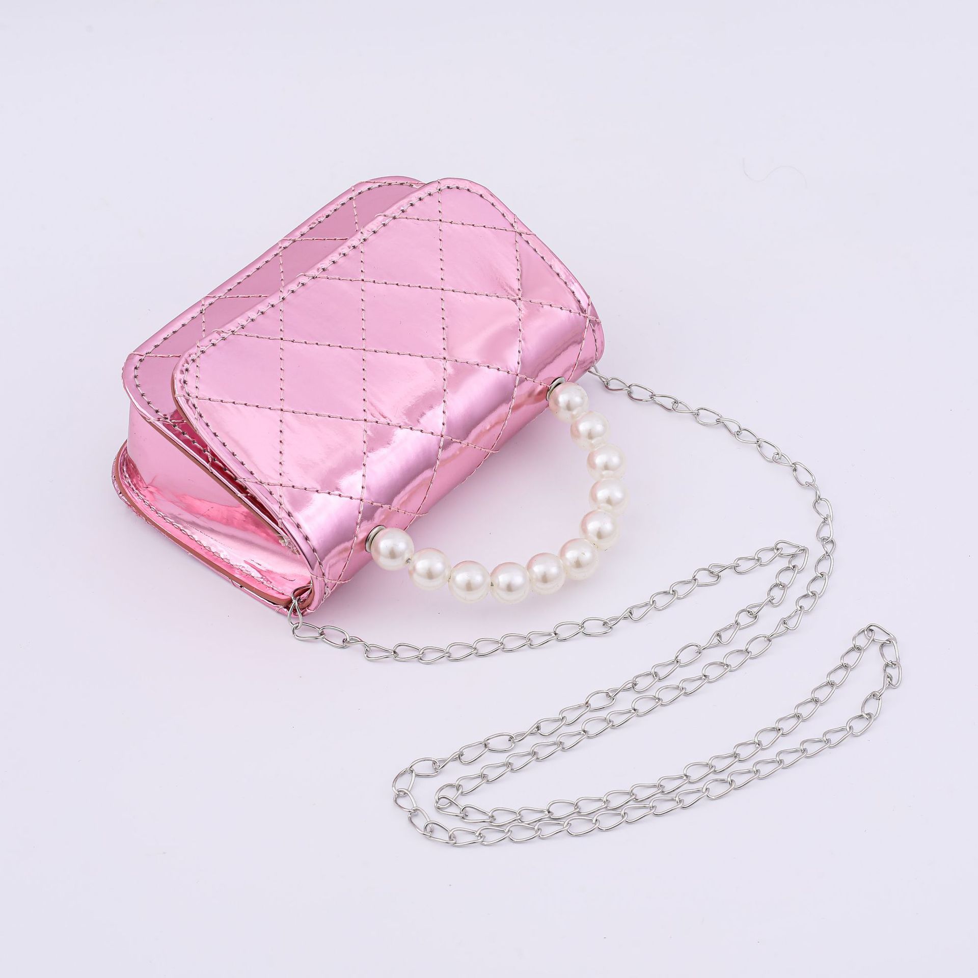 Nuevo cross-border Lingerie PU bolso de perla hermoso bolso de princesa universal bolso de moda bolso de cambio al por mayor