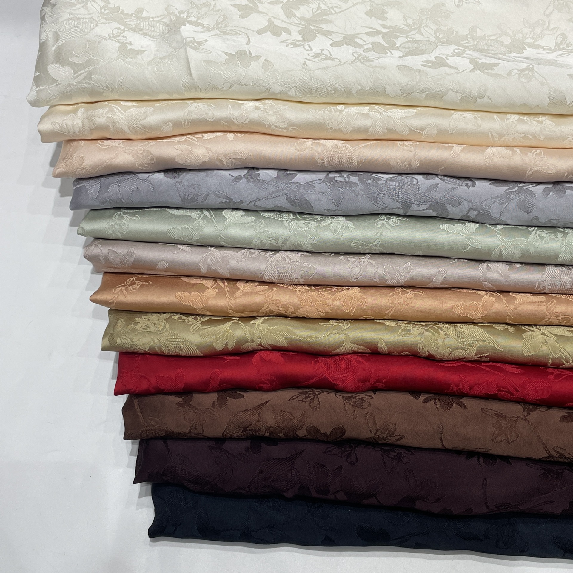 人丝提花连衣裙 旗袍 衬衣面料 批发 极简风