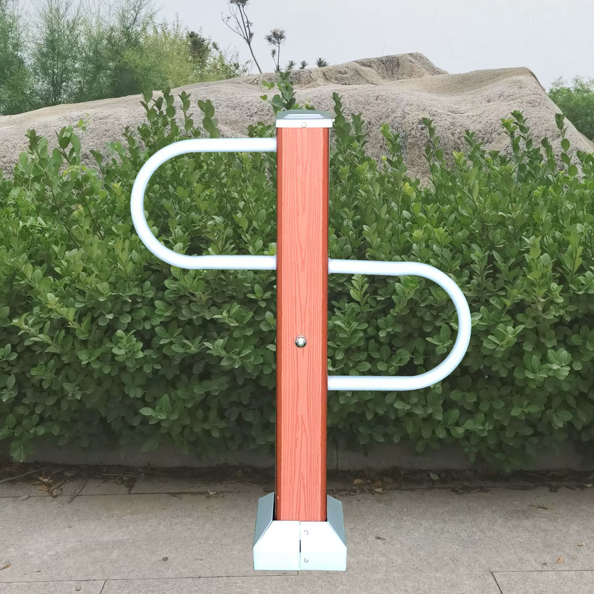 公园安装老年人家庭锻炼多功能塑木健身器材路径有氧专用户外