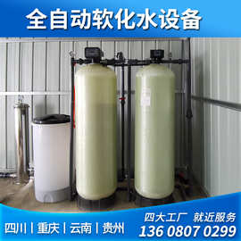 软水设备 1-5T全自动井水地下水处理离子交换过滤器 工业软水设备