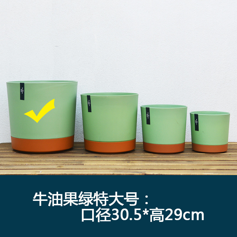 厚いプラスチックの樹脂の植木鉢の白い多肉の緑のロリの刺繍のボールの胡蝶の蘭の大きいサイズの鉢は北欧を載せて簡単に根っこを防ぎます。|undefined