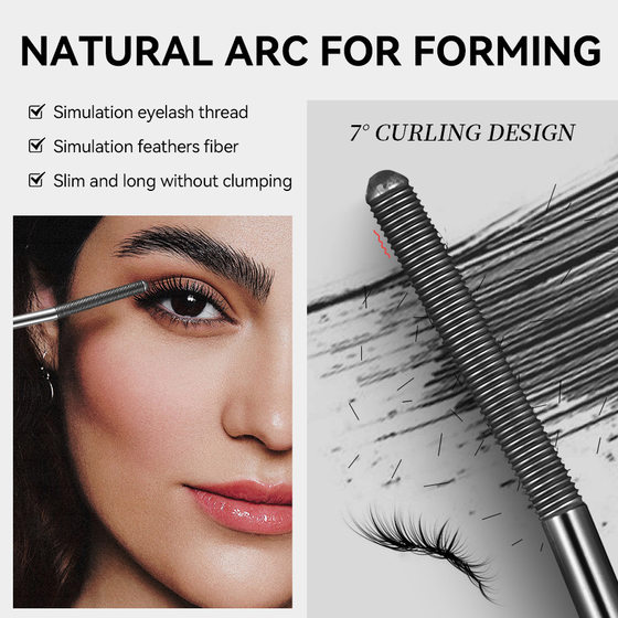 Cross-border explosion KIRRMING elbow steel pipe mascara waterproof curling long non-blooming Mascara