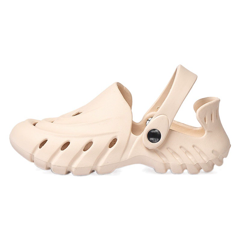 Сандалии с дырой в пещере в натуральном виде видео новые дышащие обувь с дырой в баотоу повседневные пляжные туфли полые садовые туфли 36-46