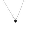 Fashionable universal cute black pendant for leisure, brand necklace, internet celebrity