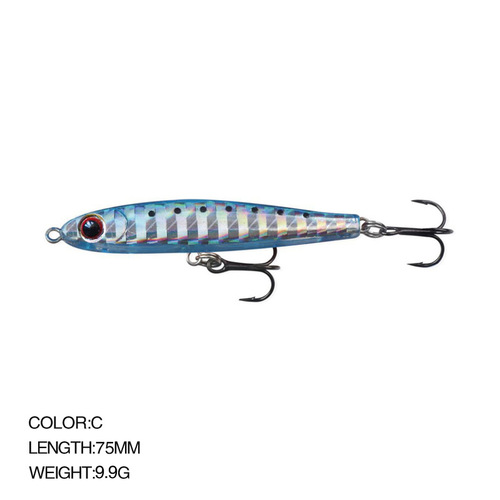 Lure fishing bait sinking pencil fake lure 75mm/9.9g full swimming layer snipefish blackfish 9024
