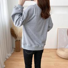 辣妈款外出哺乳衣上衣夏季加绒新款外穿喂奶衣服休闲卫衣母乳衣