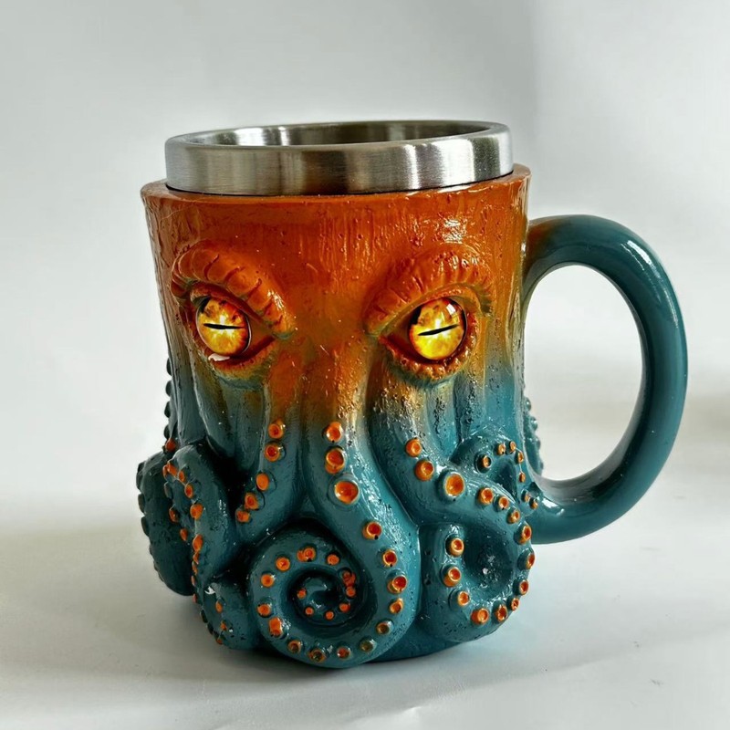 アメリカンエンジンカップ エンジンモデルカップ 樹脂工芸品 3D立体模型 コーヒーカップ ビールカップ|undefined