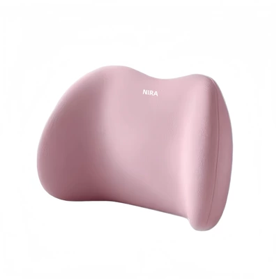 Headrest, Car headrest and lumbar support - cherry-blossom-pink-lumbar-support