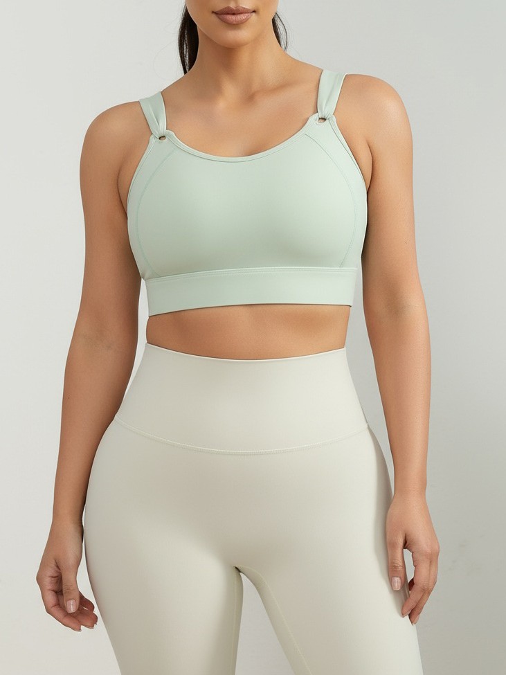 Tea cup, sports bra, shockproof adjustable underwear, straps with velcro, Amazon, plus size