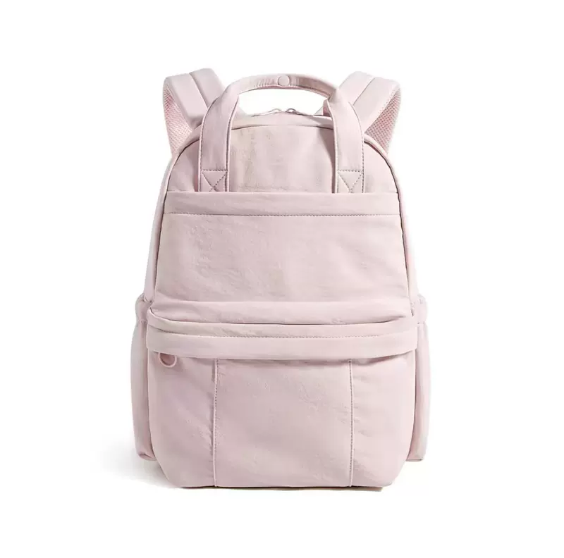 Cross-Border Hot-Selling Macaron Solid Color Lightweight Multi-Compartment Tablet Backpack Breathable Pressure-Reducing Student Commuting Travel School Bag