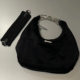 New Black Retro Hot Series Sunny Clouds Bag Niche Design Casual Fashion Crescent Bag Shoulder Underarm Bag